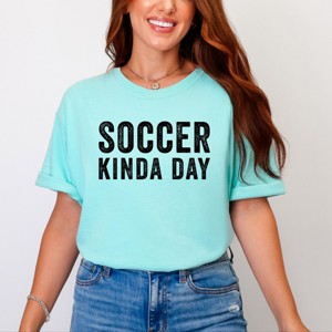 Simply Sage Market Soccer Kinda Day Garment Dyed Tee - 1 of 4