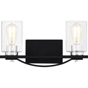 Quoizel Lighting Salem 2 - Light Vanity in  Matte Black - 1 of 4
