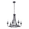 Craftmade Lighting Marlowe 6 - Light Chandelier in  Flat Black - 2 of 2