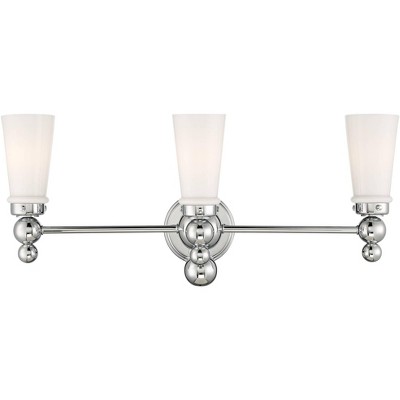 Stiffel Talon 27 1/2" Wide Polished Nickel 3-Light Bath Light