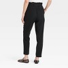 Women's Super-High Rise Tapered Ankle Pull-On Paperbag Pants - A New Day™ - 2 of 3