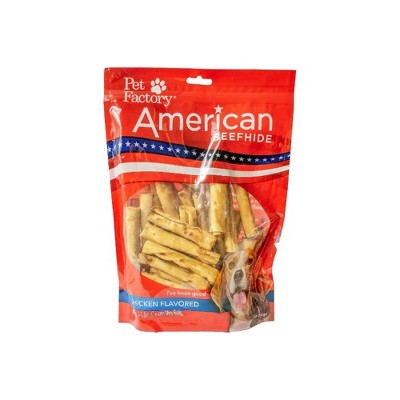 Pet Factory American Beefhide Mini Rolls - 3", 40 Count