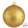 Vickerman Antique Gold Ball Ornament - 3 of 4