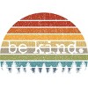 Junior's Design By Humans Uplifting Retro Sun Vintage Be Kind Happy Positive Gift By cssdru T-Shirt - 2 of 3