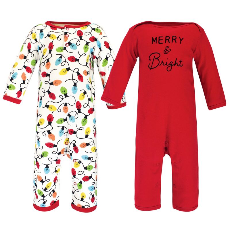 Touched by Nature Baby Unisex Holiday Pajamas, Baby Merry and Bright, 1 of 5