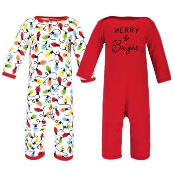Touched by Nature Baby Unisex Holiday Pajamas, Baby Merry and Bright
