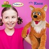 Living Puppets: Knox The Orange Fox - 17" Plush Hand Puppet, Handmade Pal - 3 of 4
