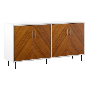 Angelo Modern Bookmatch 4 Door Sideboard - Saracina Home - 1 of 4