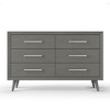 Child Craft 6-Drawer Cranbrook Double Dresser for Nursery or Bedroom, Anti-Tip Kit Included to Prevent Tipping, Non-Toxic, Baby Safe Finish - 4 of 4
