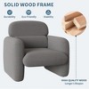 Accent Chair, Comfortable Single Sofa, Wood Frame Sofa Chair for Living Room, Bedroom, Apartment - 4 of 4
