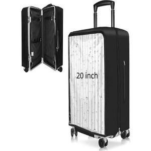 Generic Upgraded Double Zippered Transparent PVC Suitcase Cover - 1 of 4