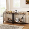 Console Table, 11.80" Narrow Sofa Tables - 3 of 4