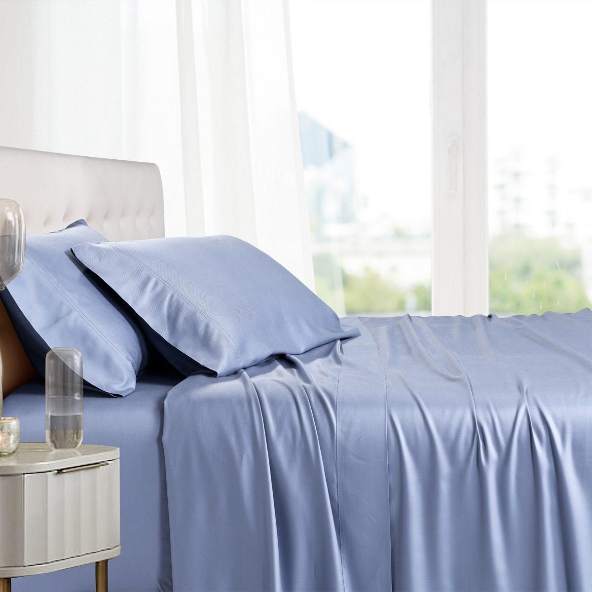 Egyptian Linens 100% Bamboo Viscose Sheet Set Periwinkle King