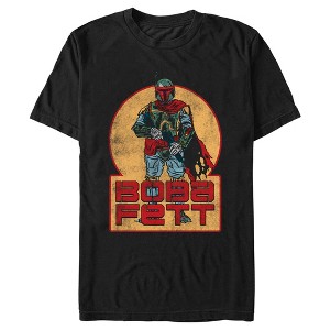 Men's Star Wars Distressed Retro Boba Fett T-Shirt - 1 of 4