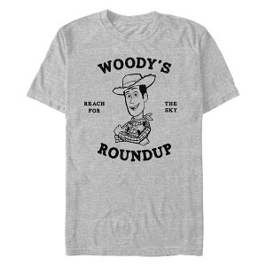 Men's Toy Story Woody's Roundup Reach for the Sky T-Shirt - 1 of 4