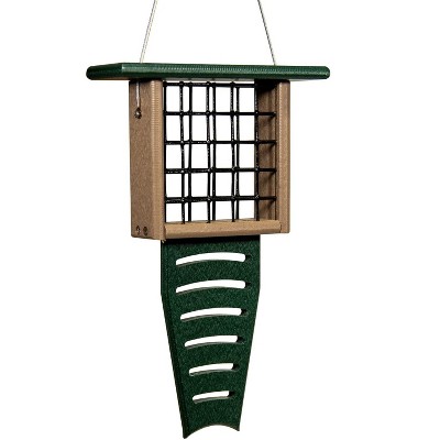 JCS Wildlife Recycled Suet Feeder w/ Tail Prop