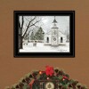Whisen "I Heard the Bells on Christmas" By Billy Jacobs, Ready to Hang Framed Print, White Frame - 2 of 4