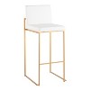 TOAOTBNBOB Comfortable Barstools with High Back, Modern Bar Chairs with Padded Backrest, Upholstered Bar Stools for Kitchen Island - 2 of 4