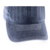 Alilang Washed Denim Baseball Cap with Adjustable Strap and Relaxed Fit - 2 of 4