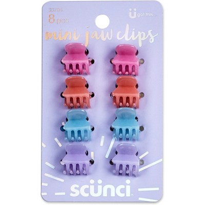 mini jaw hair clips