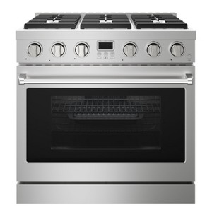36 In. 6.0 Cu. Ft. Gas Freestanding Range with 6 Sealed Burners Gas Cooktop - 1 of 4