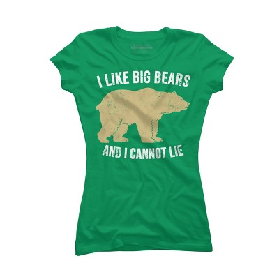 Adult Design By Humans I Like Big Bears And I Cannot Lie Bear Silhouette By Wholesome T-Shirt