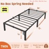 Twin Size/Full Size/Queen/King Size Bed Frame, 6"/8"/14 " High Platform Bed Frame, w/Storage Space, Heavy Duty Steel Slat Support - 3 of 4