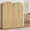 72" Tall Freestanding Kitchen Cabinet with Doors & Drawers, Versatile Storage Cupboard with Shelves for Dining Room or Living Room - 4 of 4