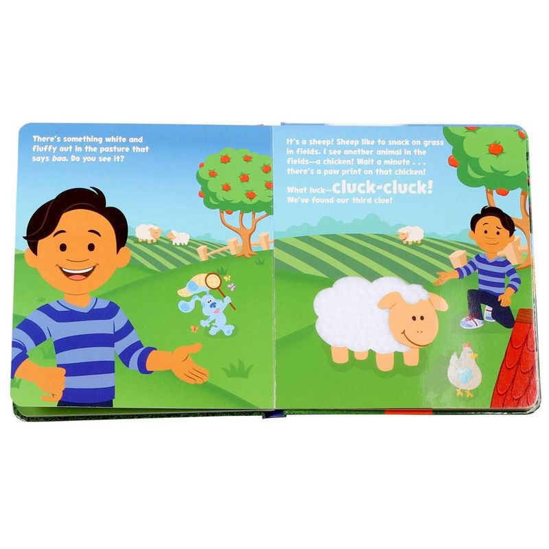 Blue's Clues & You!: Farm Day with Blue - (Touch and Feel) by  Maggie Fischer (Board Book), 4 of 7