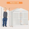 Toy Storage Organizer Kids Bookshelf White Bookcase  5 Cubby Toddlers Playhouse Cabinet Shelf for Boys Girls Wooden Cubby Storage Toy Shelf - 2 of 4