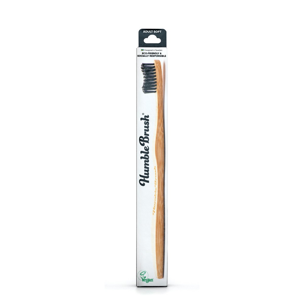 UPC 857035007067 product image for The Humble Adult Black Soft Toothbrush | upcitemdb.com