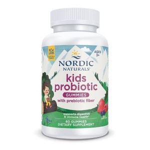 Nordic Naturals Kids Probiotic Gummies - 1.5 Billion Live Cultures, 60 Count - 1 of 4