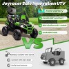 JOYRACER 24V Ride on Truck Toys w/ Remote Control, 2 Seater 400W   Electric Powered Ride on w/ Dump Bed, 3 Speeds, Shovel & Bluetooth/Music - 3 of 4