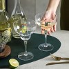 Slickblue Classic Ribbed Optic Margarita Glasses – Clear, Set of 4, 11 oz - 4 of 4