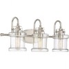 Quoizel Lighting Danbury 3 - Light Vanity in  Brushed Nickel - 3 of 4