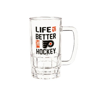 Glass Tankard Cup with Gift Box, Philadelphia Flyers