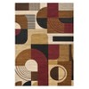 Area Rug Modern Geometric Abstract Rug Bedroom Ultra-Thin Soft Low Pile Large Carpet Living Room Non Slip Dining Room - 2 of 4