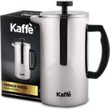 Kaffe French Press Coffee Maker. Food-Grade Double-Wall Stainless Steel