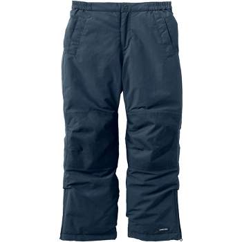Lands' End Kids Slim Squall Waterproof Iron Knee Bib Snow Pants : Target