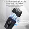 HUMMINGBIRD MK2 Compact Foil Shaver – No Nick, No Cut, No Razor Burn Face Shaver for Men, USB Dual Foil Flex Head Electric Razor, Facial Groomer - 4 of 4