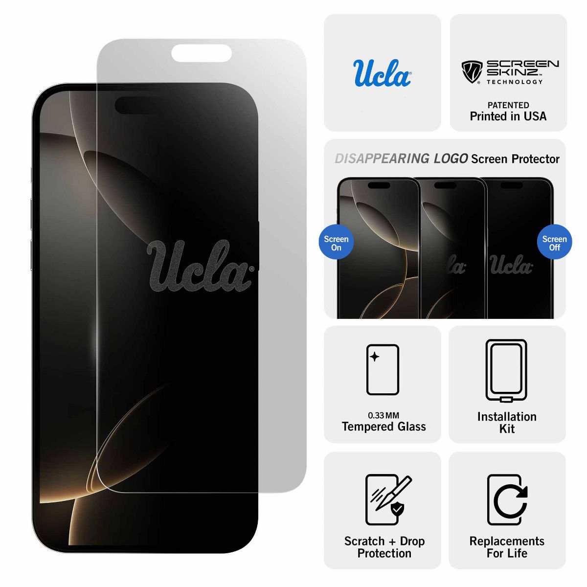 Screen Skinz University of California, Los Angeles Clear Screen Protector - thumbnail 3
