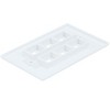 Monoprice 6-Hole 1-Gang Keystone Wall Plate - White - 2 of 4