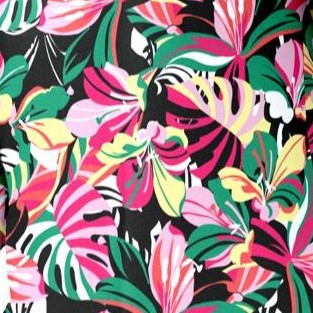 black graphic palms