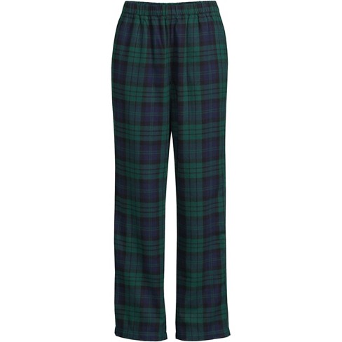 Lands' End Women's Tall Print Flannel Pajama Pants - Large Tall