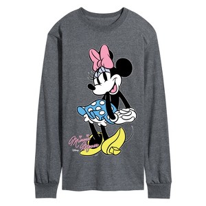 Men's - Disney - Minnie Mouse Pose- Men's Long Sleeve Graphic T-Shirt Long Sleeve Graphic T-Shirt - 1 of 3