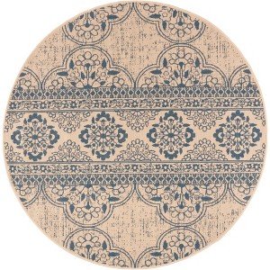 Linden LND174 Power Loomed Indoor/Outdoor Rugs - Safavieh - 1 of 3