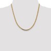 Black Bow Jewelry 3.75mm 14k Gold Tri-Color Solid Fancy Pave Anchor Chain Necklace - 3 of 4