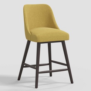 Geller Counter Height Barstool in Textured Linen - Threshold™ - 1 of 4