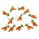 64" String of Carrots Garland