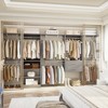 Besiost Freestanding Closet System with 8 Hannging Rods and Drawers, Hanging Closet Organizer with 10 Shelves - 2 of 4